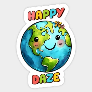 Happy Daze Sticker